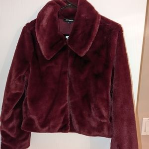 Express faux fur jacket